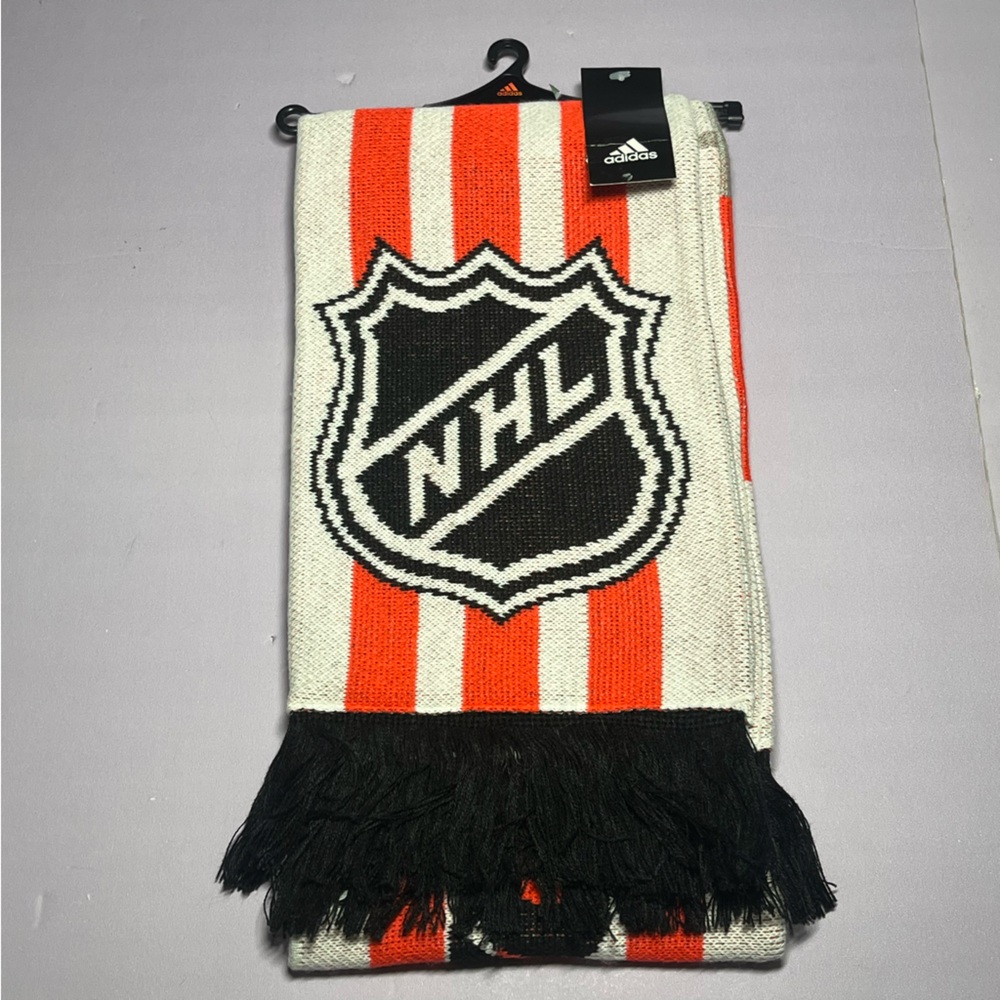 NWT NHL Adidas Tampa Bay Pacific Division Scarf All Star Game Knit Rare 2018
